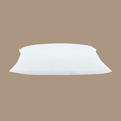 Travesseiro 50x70cm Antialérgico Lavável Fibra Siliconada Macio Confort - Branco