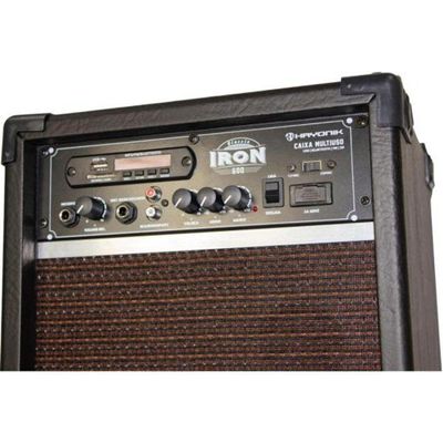 Caixa Multiuso Hayonik Iron Classic 600 100w Falante Jbl Preta