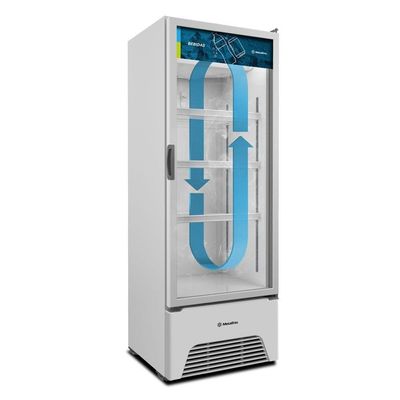 Visa Cooler Refrigerador Expositor De Bebidas Vertical 2 A 8ºc 370l Vb40al 220v Branco - Metalfrio