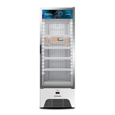 Freezer Vertical Porta De Vidro Sorvetes E Congelados 497l Vf50ah Optima Branca 220v 220v
