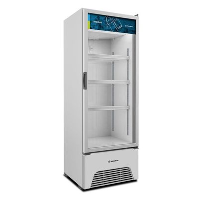 Visa Cooler Refrigerador Expositor De Bebidas Vertical 2 A 8ºc 370l Vb40al 220v Branco - Metalfrio