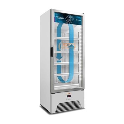 Freezer Vertical Porta De Vidro Sorvetes E Congelados 497l Vf50ah Optima Branca 220v 220v