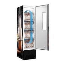 Cervejeira Expositor Vertical Porta Sólida 287 Litros Vn28fp Optima Adesivada 127v - Metalfrio 127v