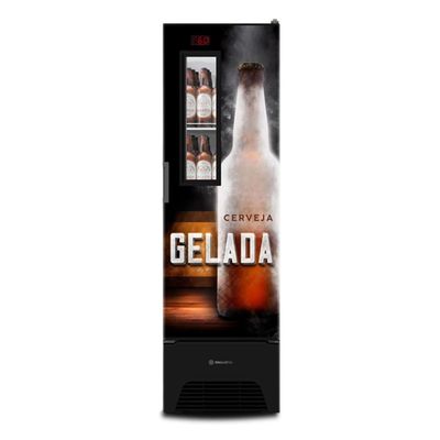 Cervejeira Expositor Vertical Porta Sólida 287 Litros Vn28fp Optima Adesivada 127v - Metalfrio 127v
