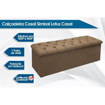 Recamier De Quarto Casal Lotus Suede Cinza Simbal