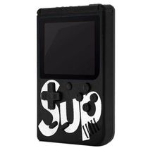Mini Video Game Portatil 400 Jogos Internos Gamer Sup Box Plus Preto