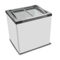 Freezer Horizontal Congelados Tampa Vidro 144l Nf20 Metalfrio 220v 220v