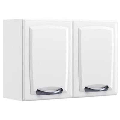Armário Aéreo Duplo Itatiaia New Premium com 2 Portas e 1 Prateleira - 80cm de largura Branco