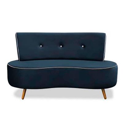 Sofá Doha 135cm - Azul Petróleo