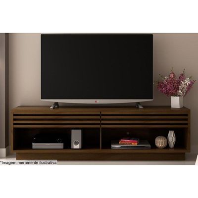 Rack para TV RA2000 até 65 Polegadas c/ 2 Gavetas e 2 Nichos Natural - Tecno Mobili