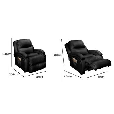 Poltronas de Amamentação Reclinável Divino Urbany Zero Wall Giro e Balanço Courano Marrom - Probel