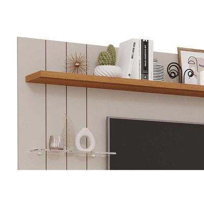 Painel para TV Valência Plus até 50 Polegadas Nature/Off White - Permóbili