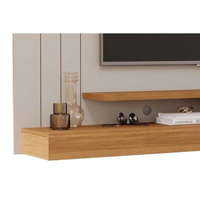 Painel para TV Valência Plus até 50 Polegadas Nature/Off White - Permóbili