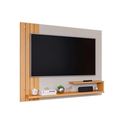 Painel para TV Dunas até 50 Polegadas Off White/Nature - Permóbili