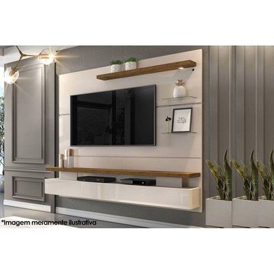 Painel para TV Greco até 55 Polegadas Off White/Demolição - DJ Móveis