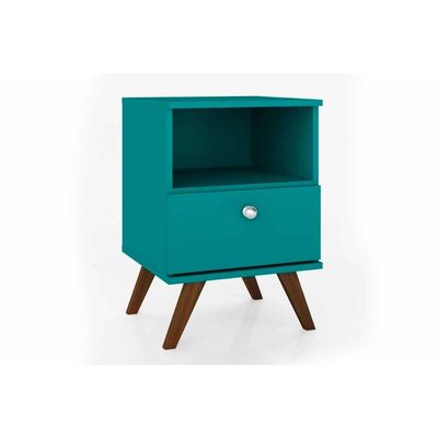Mesa Lateral p/ Sala RT3019 c/ 1 Gaveta Rustico - Movelbento