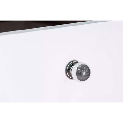 Mesa Cabeceira Casal RT3019 c/ 1 Gaveta Branco - Movelbento