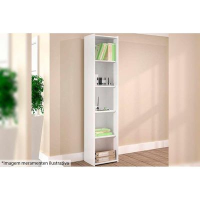 Estante Livreiro Casal ESM206 c/ 4 Prateleiras Rustico - Movelbento