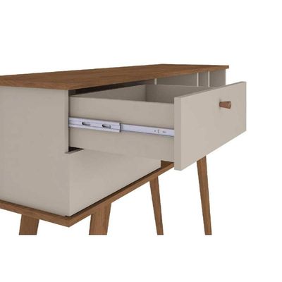 Aparador de Sala Jantar Elis 2 Gavetas 3 Nichos Savana c/ Off White - Cimol