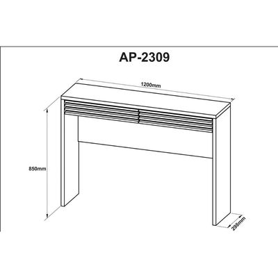 Aparador de Sala Jantar AP2309 2 Gavetas Natural - Tecno Mobili