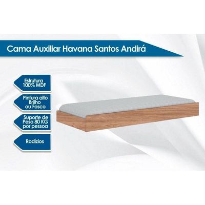 Cama Auxiliar Havana Atacama - Santos Andirá
