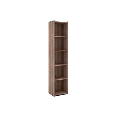 Estante de Livros ESM206 c/ 4 Prateleiras Rustico - Movelbento