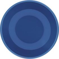Kit 12 Pratos Fundos Unni Blue Oxford® Cerâmica 20,5cm