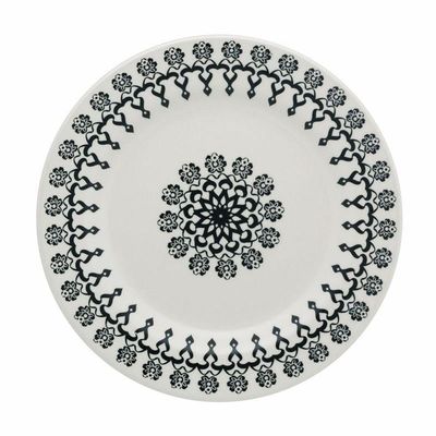 Kit 4 Pratos Rasos Donna Folk Oxford® Cerâmica 24cm