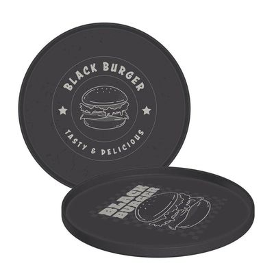 Prato Tramontina Black Burger Em Polipropileno Cinza Tramontina