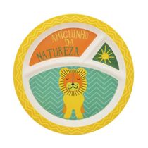 Conjunto De Refeição Infantil 5 Peças Leãozinho Oxford