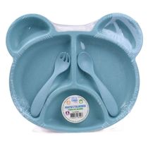 Kit De Alimentação 3 Peças Fibra De Bambu Bene Casa Rosê