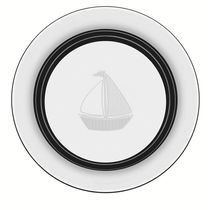 Prato Infantil Tramontina Le Petit Barquinho 23 Cm Aço Inox