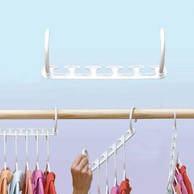 Suporte Cabideiro Organizador De Roupas 192 Peças Multifuncional Compacto Espaço Closet Divisoria