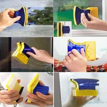 1 Duplo Limpador Magnético De Vidro Aquários Janela
