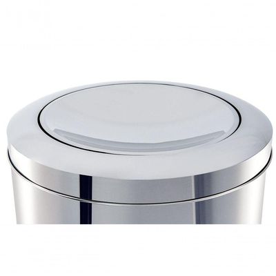 Lixeira Inox Tampa Basculante 64l Decorline 35x70cm