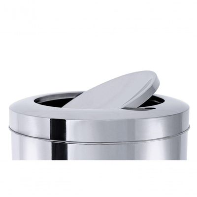 Lixeira Inox Tampa Basculante 40,5litros Decorline 30x60