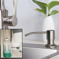 Dispenser Dosador Mangueira Embutir Cuba Suporte Pia Galao Flexivel Cozinha Banheiro