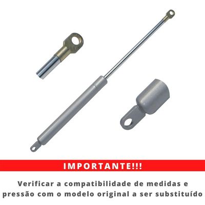 Par De Pistão Mola A Gás Para Cama Casal Box Baú 784N/80Kgf