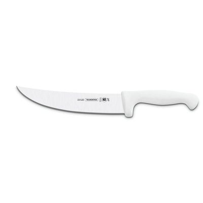 Faca Para Carne 12" Tramontina Branco Lâmina Em Aço Inox Tramontina