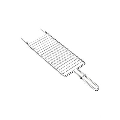 Grelha Tramontina Churrasco Em Aço Inox 31x18 Cm Tramontina