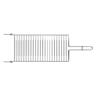 Grelha Tramontina Churrasco Em Aço Inox 42x23 Cm Tramontina