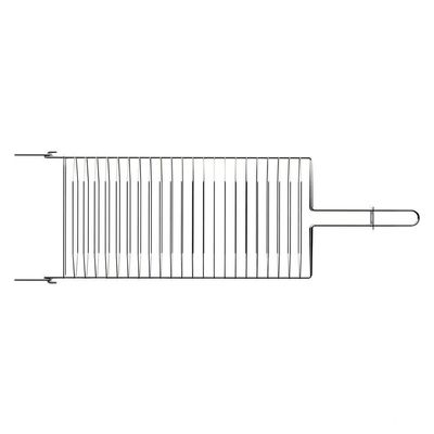 Grelha Tramontina Churrasco Em Aço Inox 42x23 Cm Tramontina