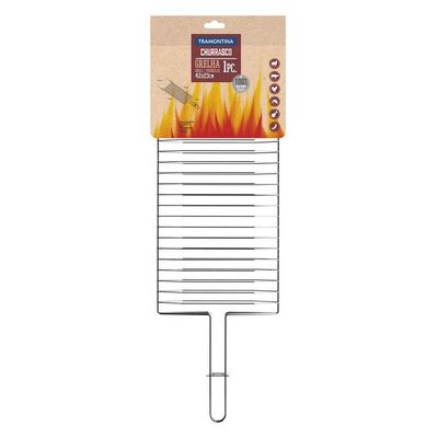 Grelha Tramontina Churrasco Em Aço Inox 72,5 X 22,5 Cm Tramontina
