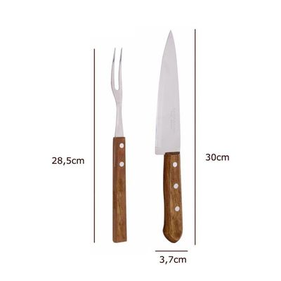 Kit Garfo E Faca Para Churrasco - Simonaggio