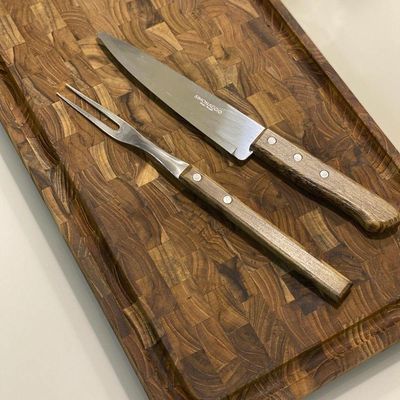 Kit Garfo E Faca Para Churrasco - Simonaggio