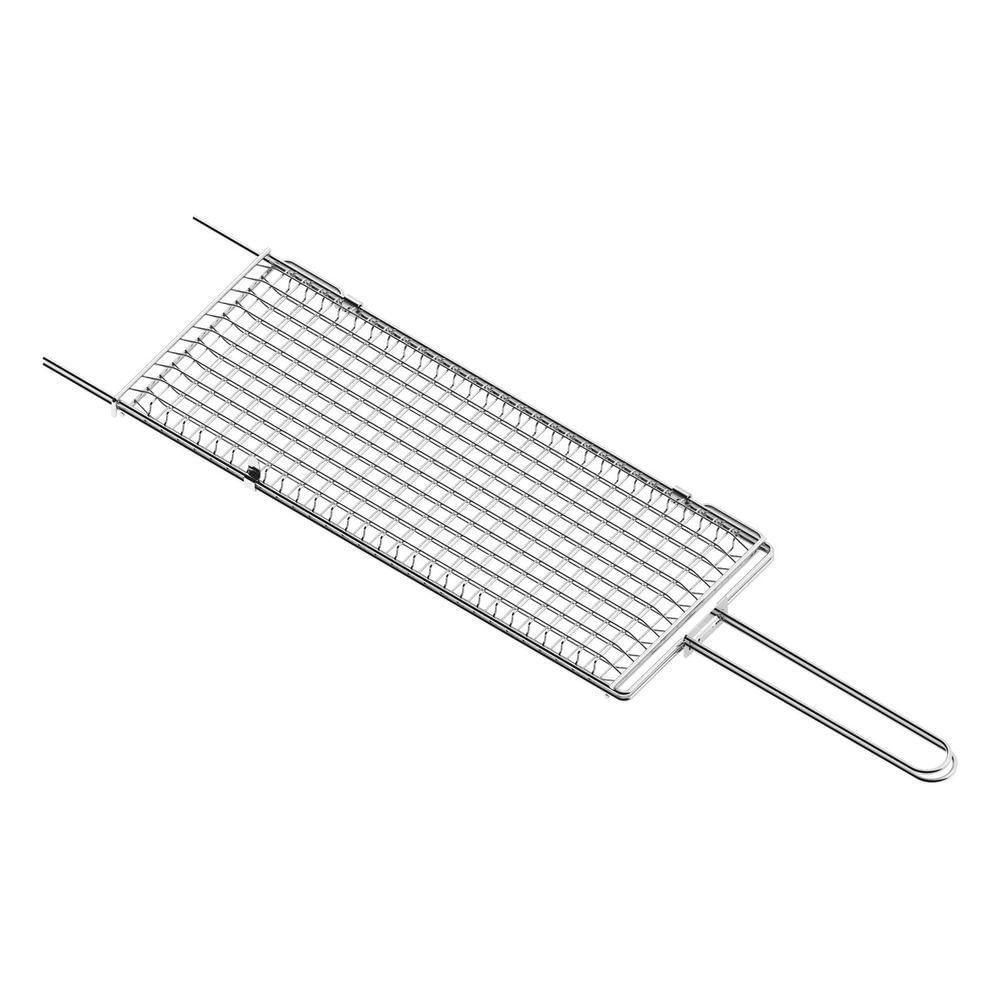 Grelha Tramontina Churrasco Em Aço Inox 76 X 18,1 Cm Tramontina