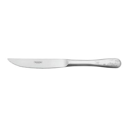 Faca Para Churrasco Tramontina Classic Forjada Em Aço Inox Com Gravação Tramontina