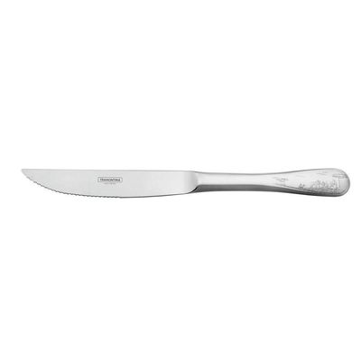 Faca Para Churrasco Tramontina Classic Forjada Em Aço Inox Com Gravação Tramontina