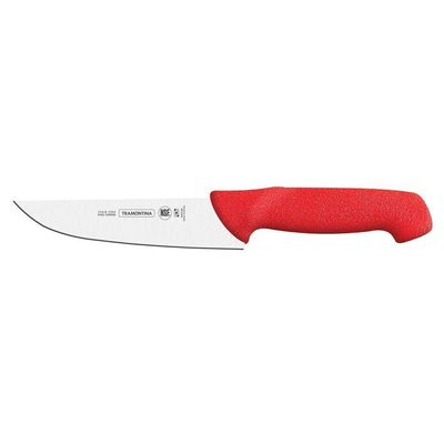Faca Para Carne 12" Lâmina Aço Inox Tramontina Cabo Vermelho Tramontina