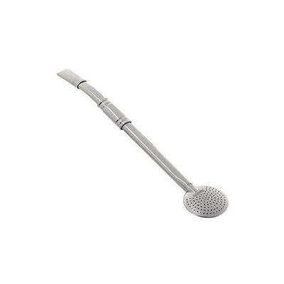 Bomba De Chimarrão Tramontina Ilex Em Aço Inox Com Rosca 23 Cm Tramontina